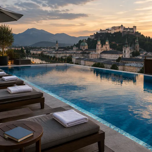 Salzburg: elegantes Hotel mit Pool für Kulturreisende in Österreich finden