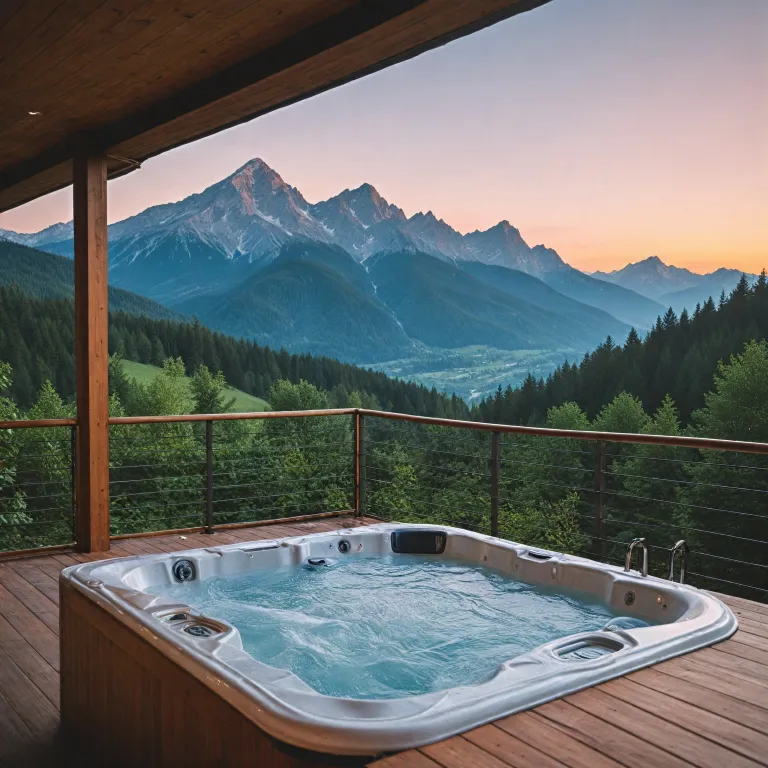 Berghütte mit Whirlpool: Luxus und Naturerlebnis in den Alpen für Ihren exklusiven Urlaub