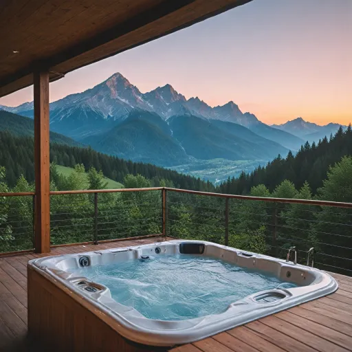 Berghütte mit Whirlpool: Luxus und Naturerlebnis in den Alpen für Ihren exklusiven Urlaub